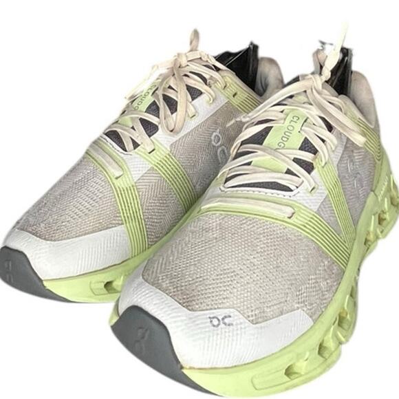 On Running Women's Cloudtec Sneakers - White and Green - Picture 3 of 6